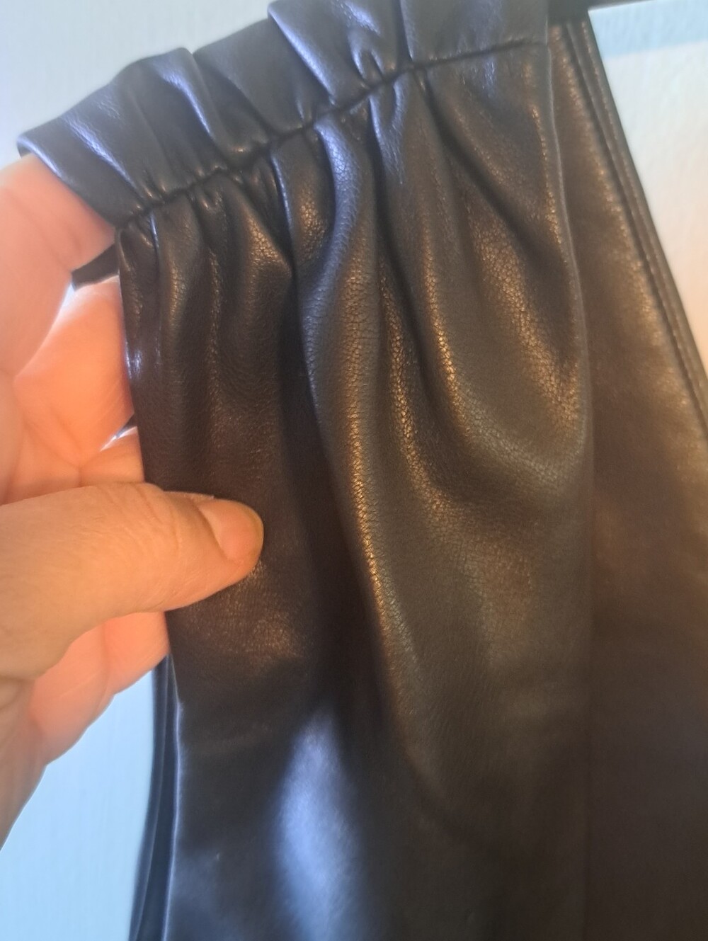 🔥 NWT Ashley Graham Buttery Soft Faux Leather Dress | Size 28W | - Picture 7 of 8